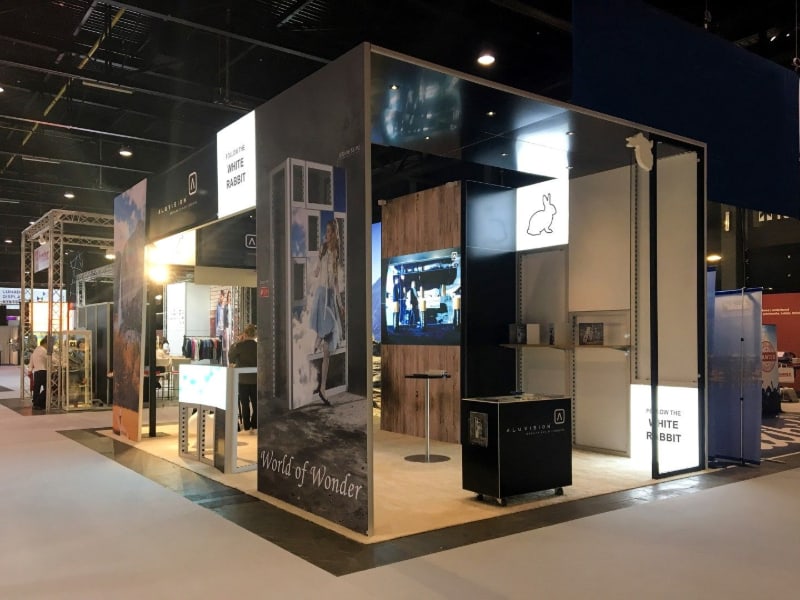 Trade Show Booth Design Ideas LED Tiles Display and Panels