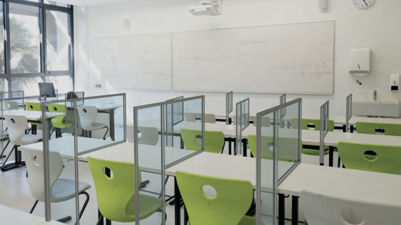 Clear Room Dividers, Screens and Partitions Solid and Clear Options